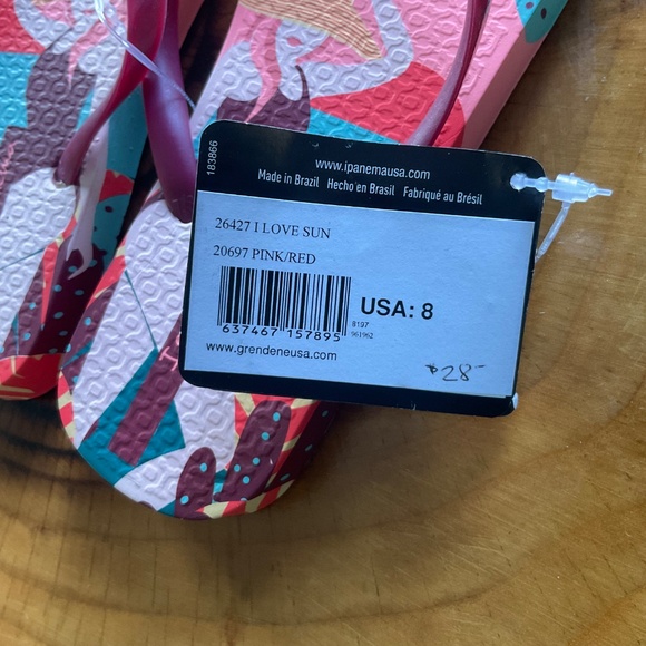 Ipanema Women's Flip-Flop Size 8 NWT - Picture 4 of 5